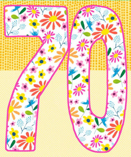 Picture of 70 BIRTHDAY CARD